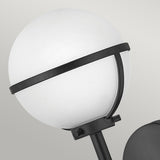 Art Deco Elegance: Hollis Single Wall Sconce in Black