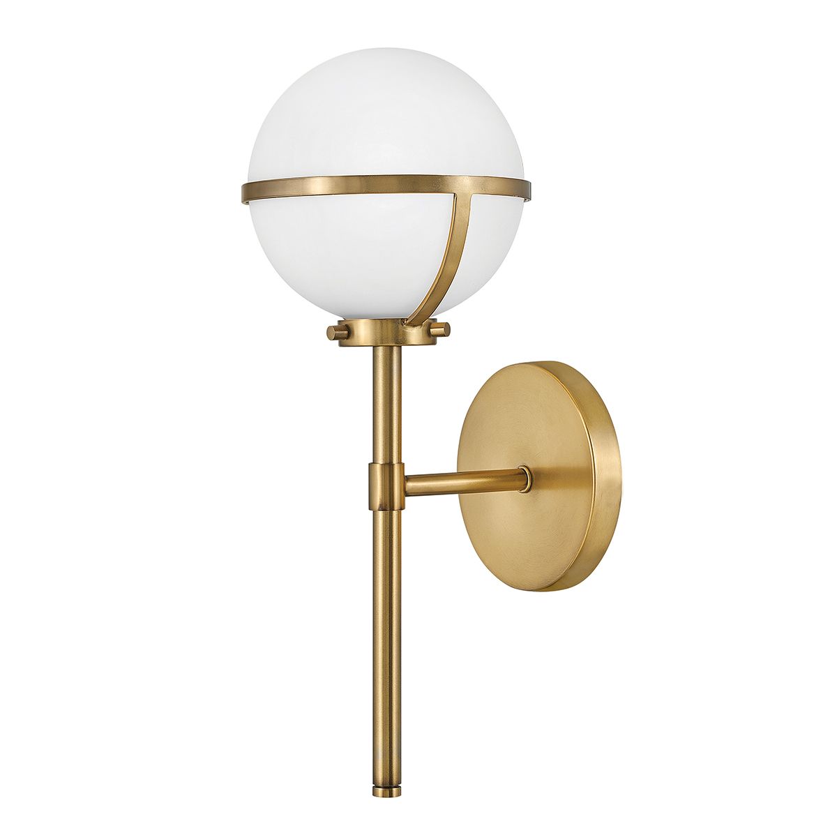 Heritage Brass Art Deco Wall Light