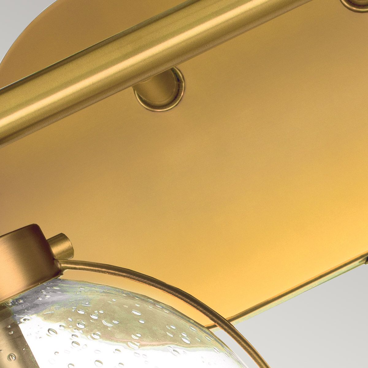 Hollis Heritage Brass 2-Light Art Deco Wall Sconce