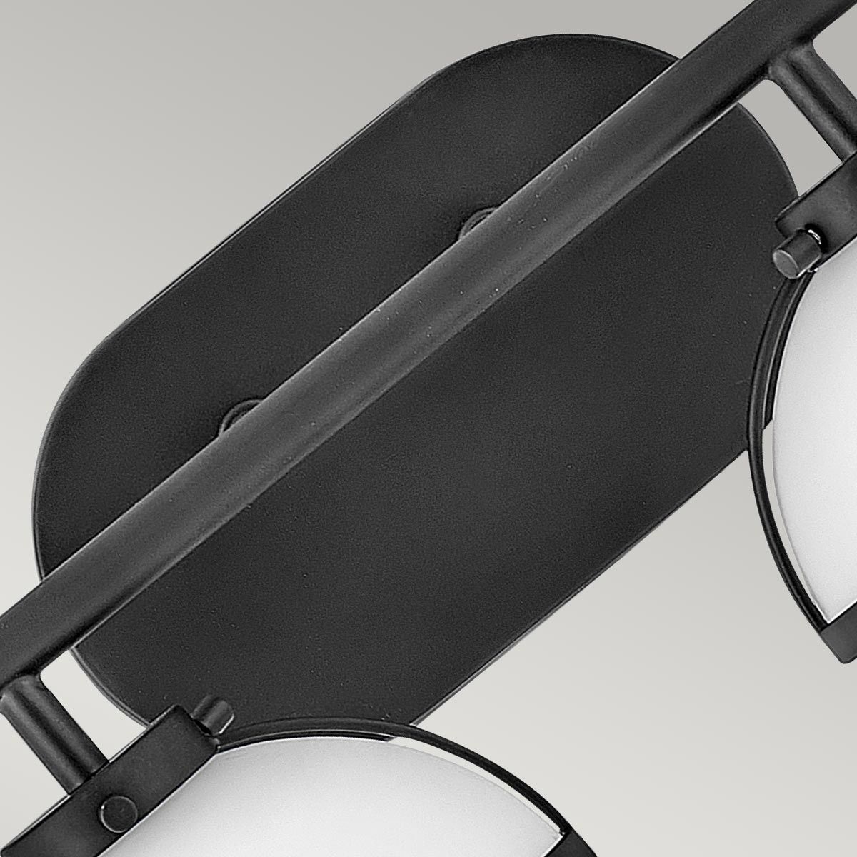 Hollis Black Art Deco Double Wall Sconce
