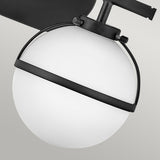 Hollis Black Art Deco Double Wall Sconce