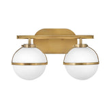 Hollis Heritage Brass Art Deco Wall Sconce