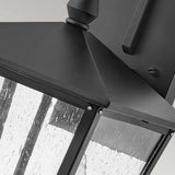 Elegance Black 2-Light Outdoor Wall Lantern