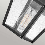 Huntersfield Outdoor Wall Lantern with Seeded Glass