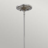 Jules Brushed Nickel Oval Pendant Light Fixture