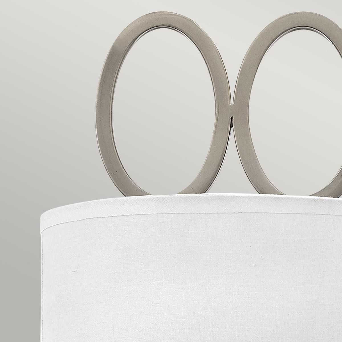 Jules Brushed Nickel Dual Light Wall Sconce