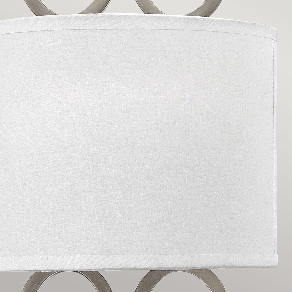 Jules Brushed Nickel Dual Light Wall Sconce