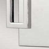 Contemporary Lanza Polished Chrome Wall Light