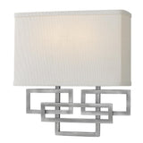 Lanza Dual Light Fixture in Antique Nickel Finish