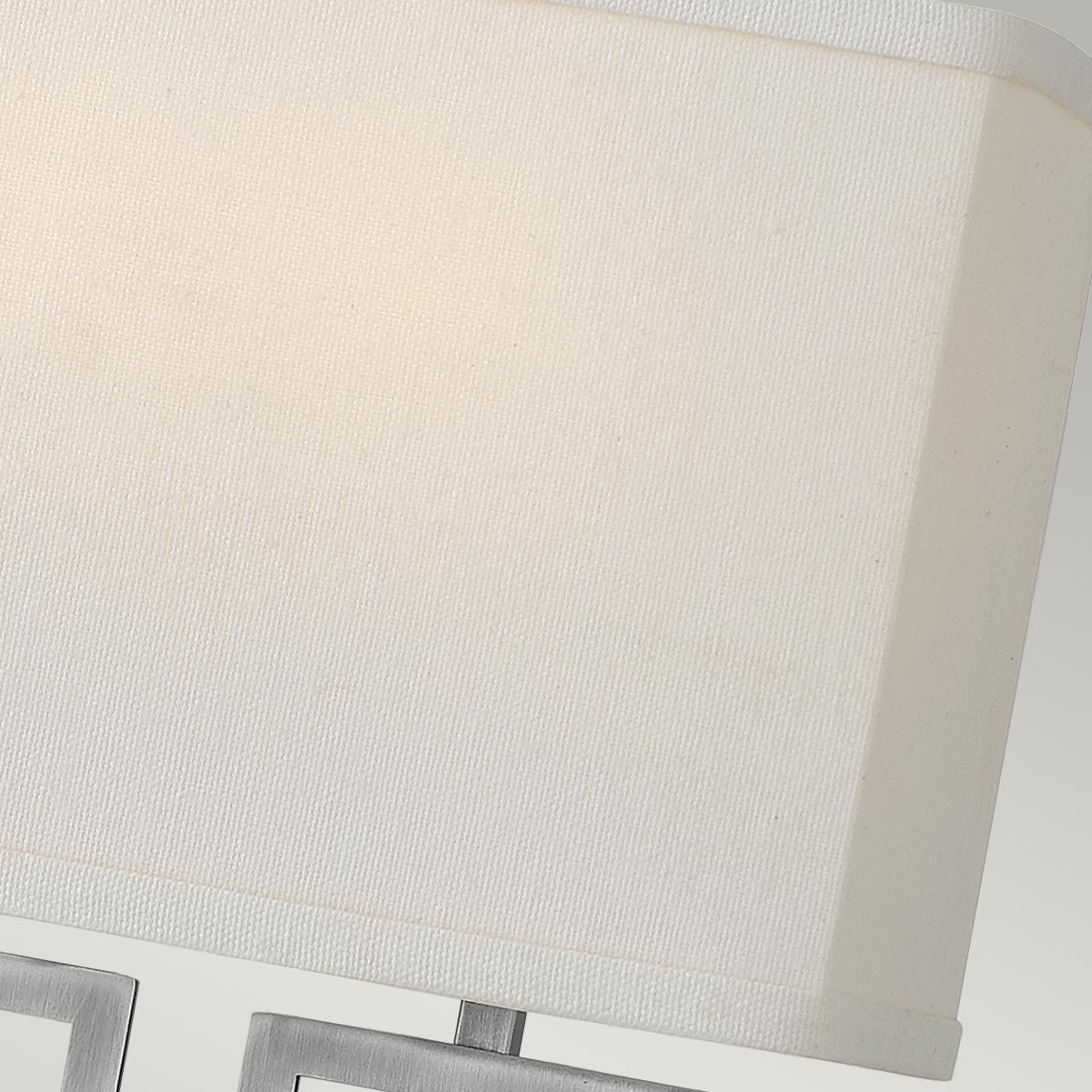 Lanza Dual Light Fixture in Antique Nickel Finish
