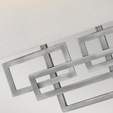 Lanza Dual Light Fixture in Antique Nickel Finish