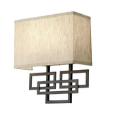Lanza Geometric Wall Sconce in Oil Rubbed Bronze