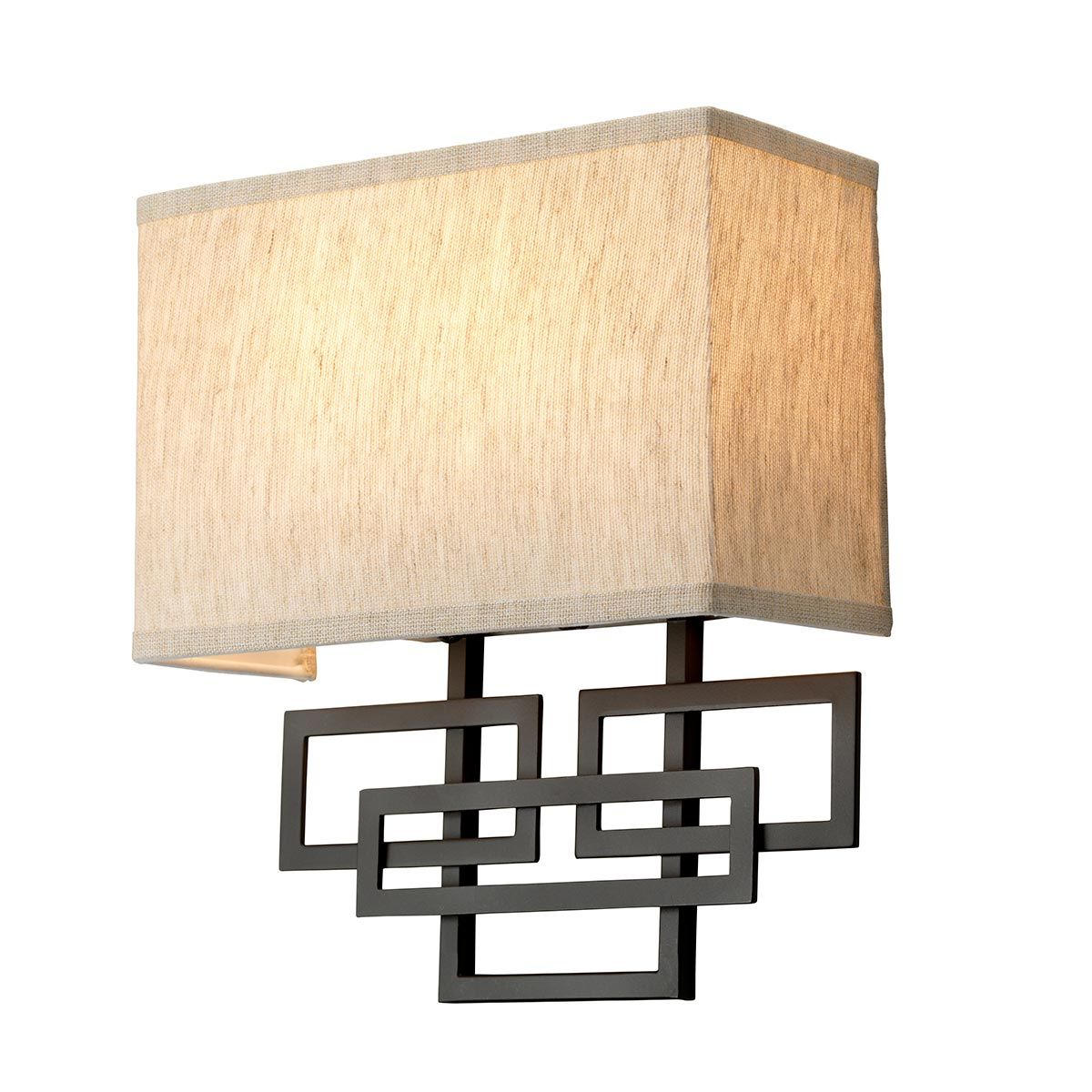 Lanza Geometric Wall Sconce in Oil Rubbed Bronze