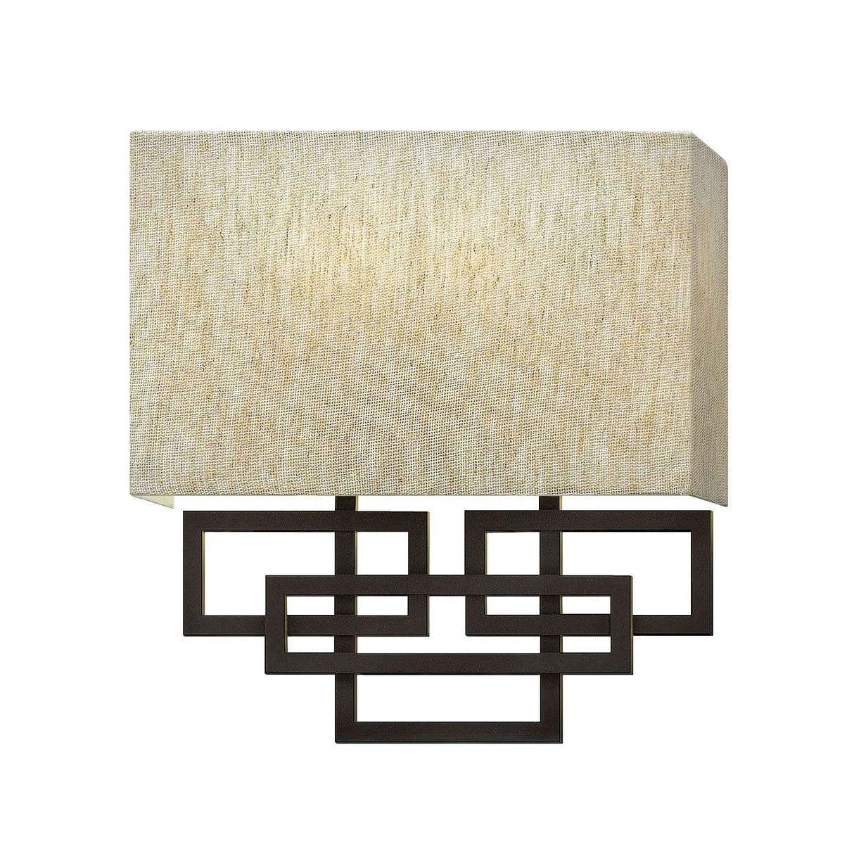 Lanza Geometric Wall Sconce in Oil Rubbed Bronze