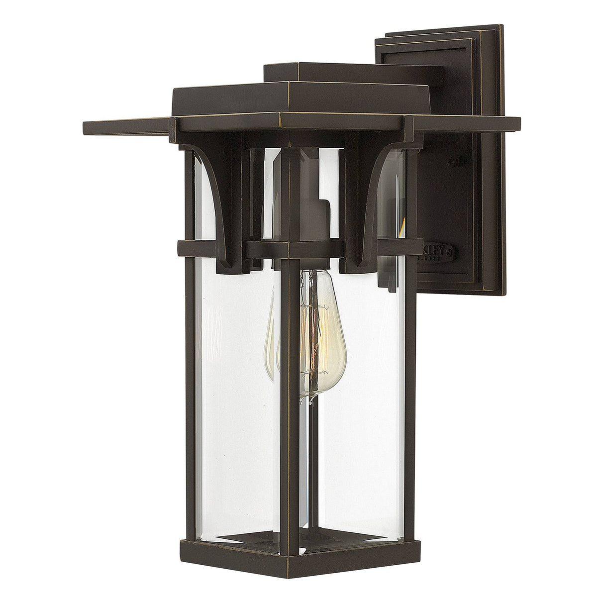 Oil Rubbed Bronze Wall Lantern - Classic Manhattan Design
