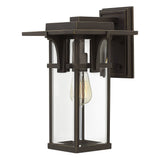 Oil Rubbed Bronze Wall Lantern - Classic Manhattan Design