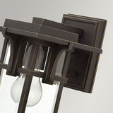 Manhattan Outdoor Wall Lantern by Hinkley in Oil Rubbed Bronze