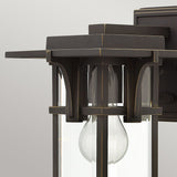 Manhattan Outdoor Wall Lantern by Hinkley in Oil Rubbed Bronze