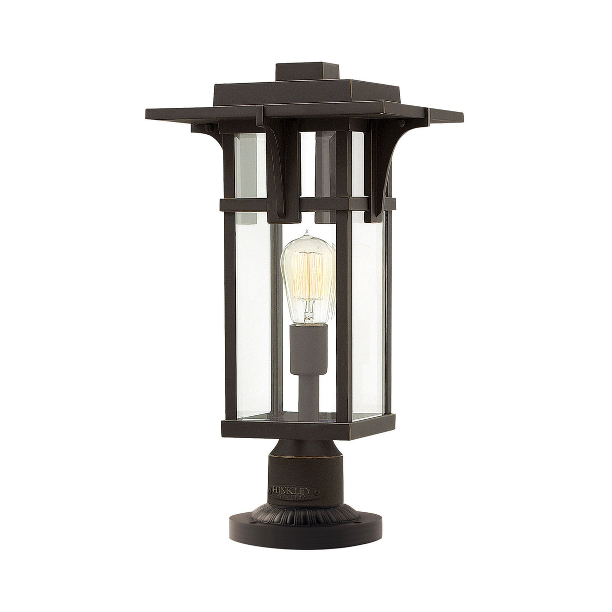 Oil Rubbed Bronze Manhattan Lantern Pedestal