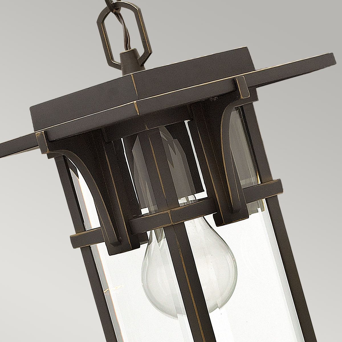 Vintage Manhattan Hanging Lantern in Oil Rubbed Bronze