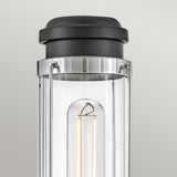 Masthead 1lt Wall Light Polished Chrome & Black