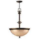 Vintage Bronze Yoke-Mount Pendant Lamp
