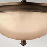 Mayflower Trio Light Fixture in Antique Bronze Finish