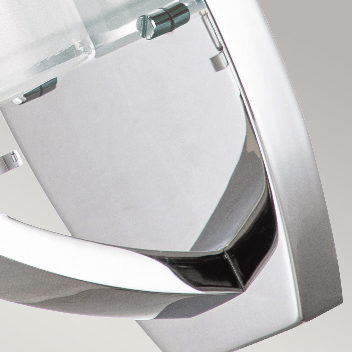 Meridian Chrome Opal Glass Wall Sconce