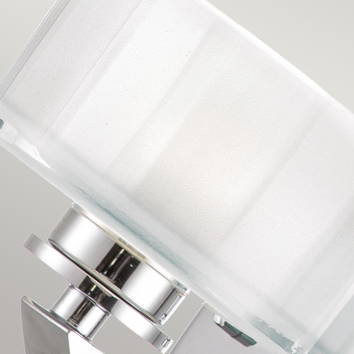 Meridian Chrome Opal Glass Wall Sconce