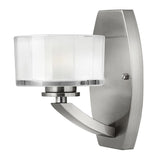 Meridian 1-Light Brushed Nickel Wall Sconce