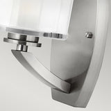 Meridian 1-Light Brushed Nickel Wall Sconce