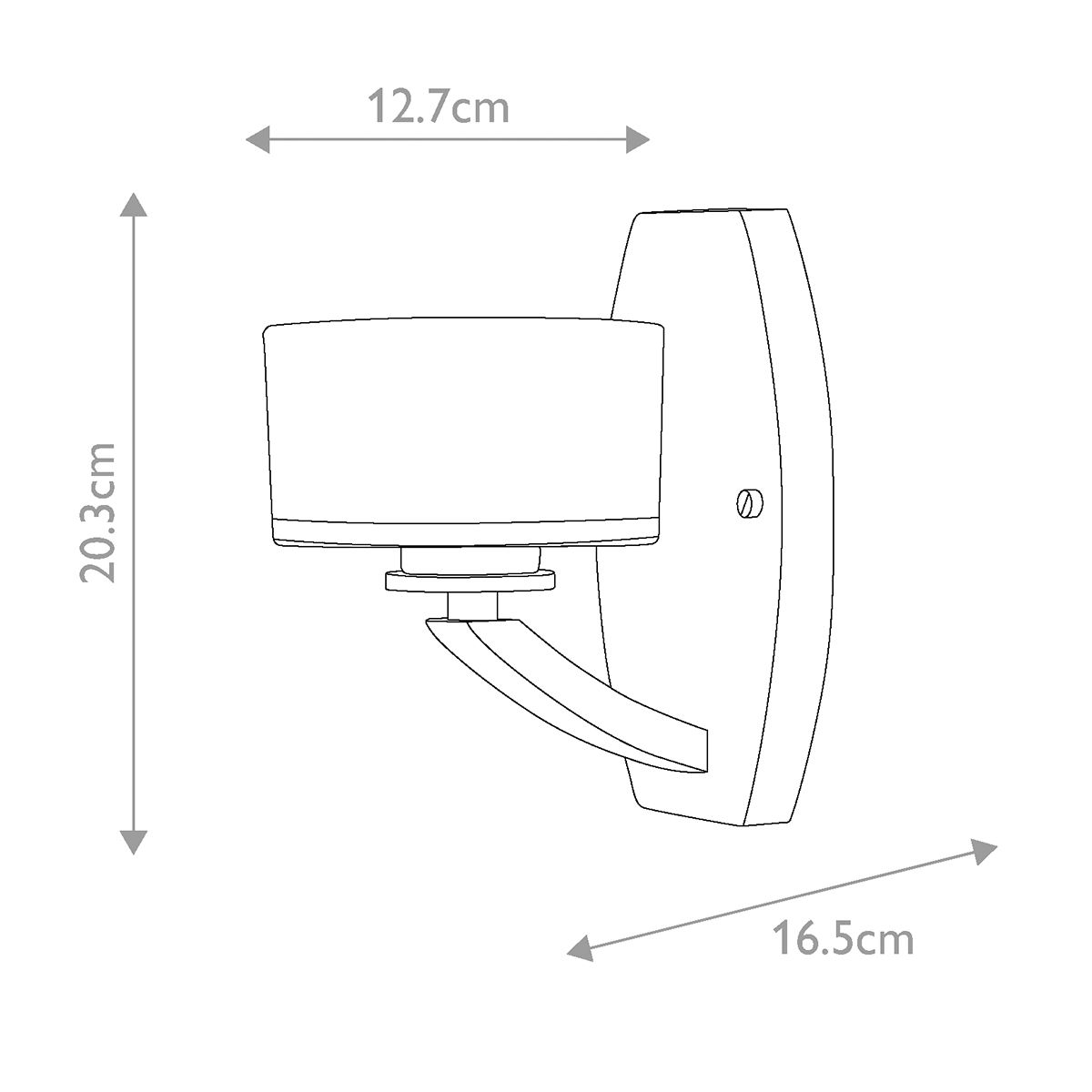 Meridian 1-Light Brushed Nickel Wall Sconce