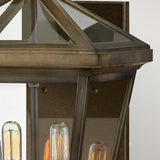 Palma 2lt Medium Wall Lantern Burnished Bronze