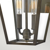 Palma 2lt Medium Wall Lantern Burnished Bronze