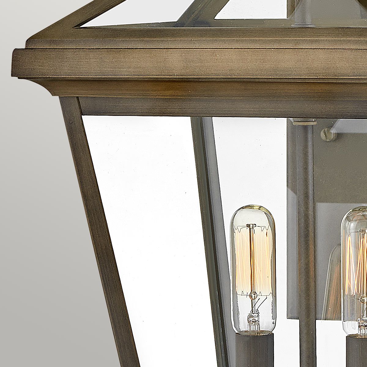 Palma 2lt Medium Wall Lantern Burnished Bronze