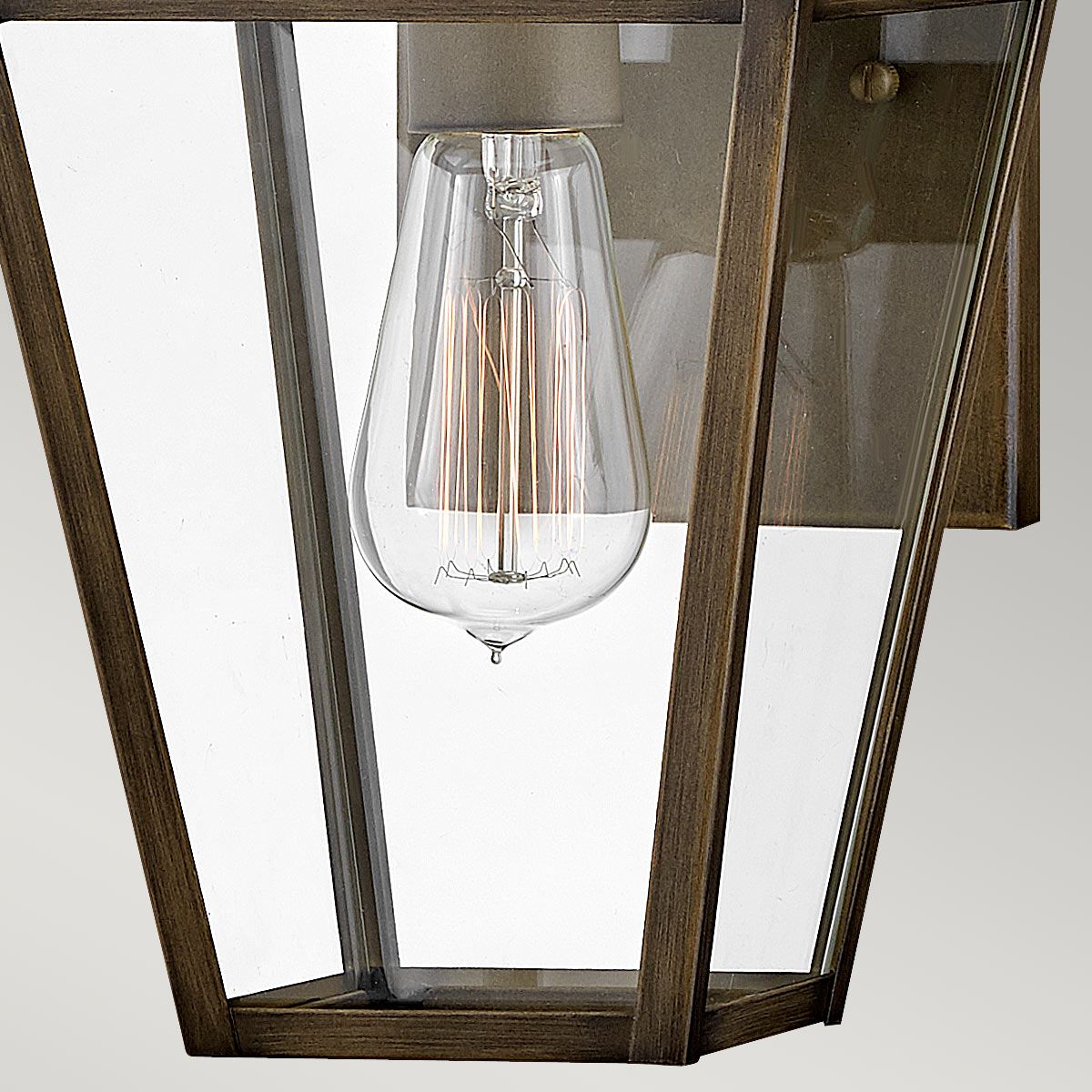 Palma 1lt Small Wall Lantern Burnished Bronze