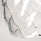 Elegant Pineapple Glass Wall Sconce in Polished Antique Nickel Finish