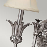 Vintage Pineapple Wall Sconce in Polished Antique Nickel