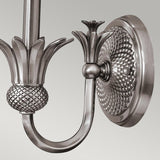 Vintage Pineapple Wall Sconce in Polished Antique Nickel