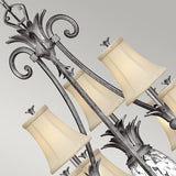Elegance in Bloom: Antique Nickel Pineapple Chandelier