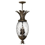 Elegant Pineapple Pendant Chandelier with Pearl Bronze Finish
