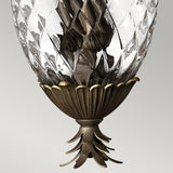 Elegant Pineapple Pendant Chandelier with Pearl Bronze Finish
