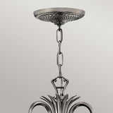 Exquisite Plantation 7-Light Chandelier in Polished Antique Nickel