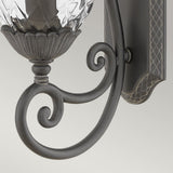 Plantation 1lt Medium Wall Lantern Museum Black