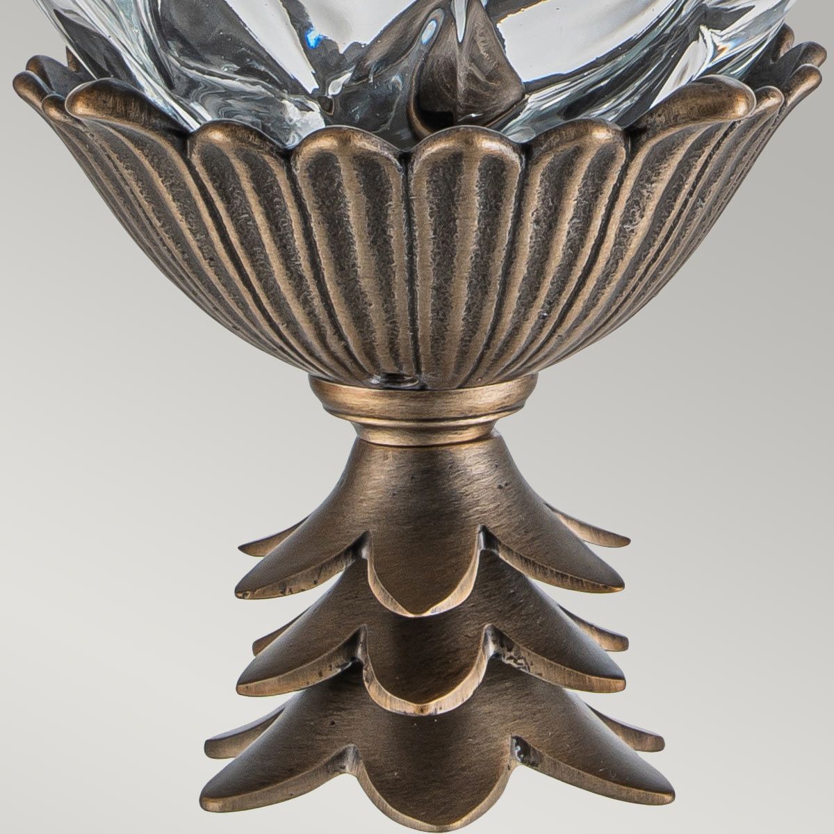 Plantation 1lt Small Wall Lantern Burnished Bronze