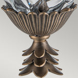 Plantation 1lt Small Wall Lantern Burnished Bronze