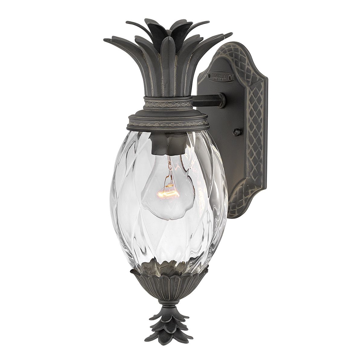 Plantation 1lt Small Wall Lantern Museum Black