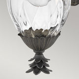 Plantation 1lt Small Wall Lantern Museum Black