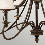 Plymouth 15 Light Chandelier  Olde Bronze