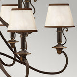 Plymouth 15 Light Chandelier  Olde Bronze